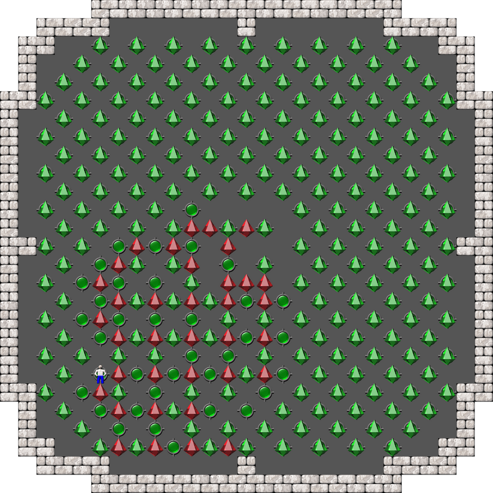 Sokoban David W. Skinner Arranged level 195